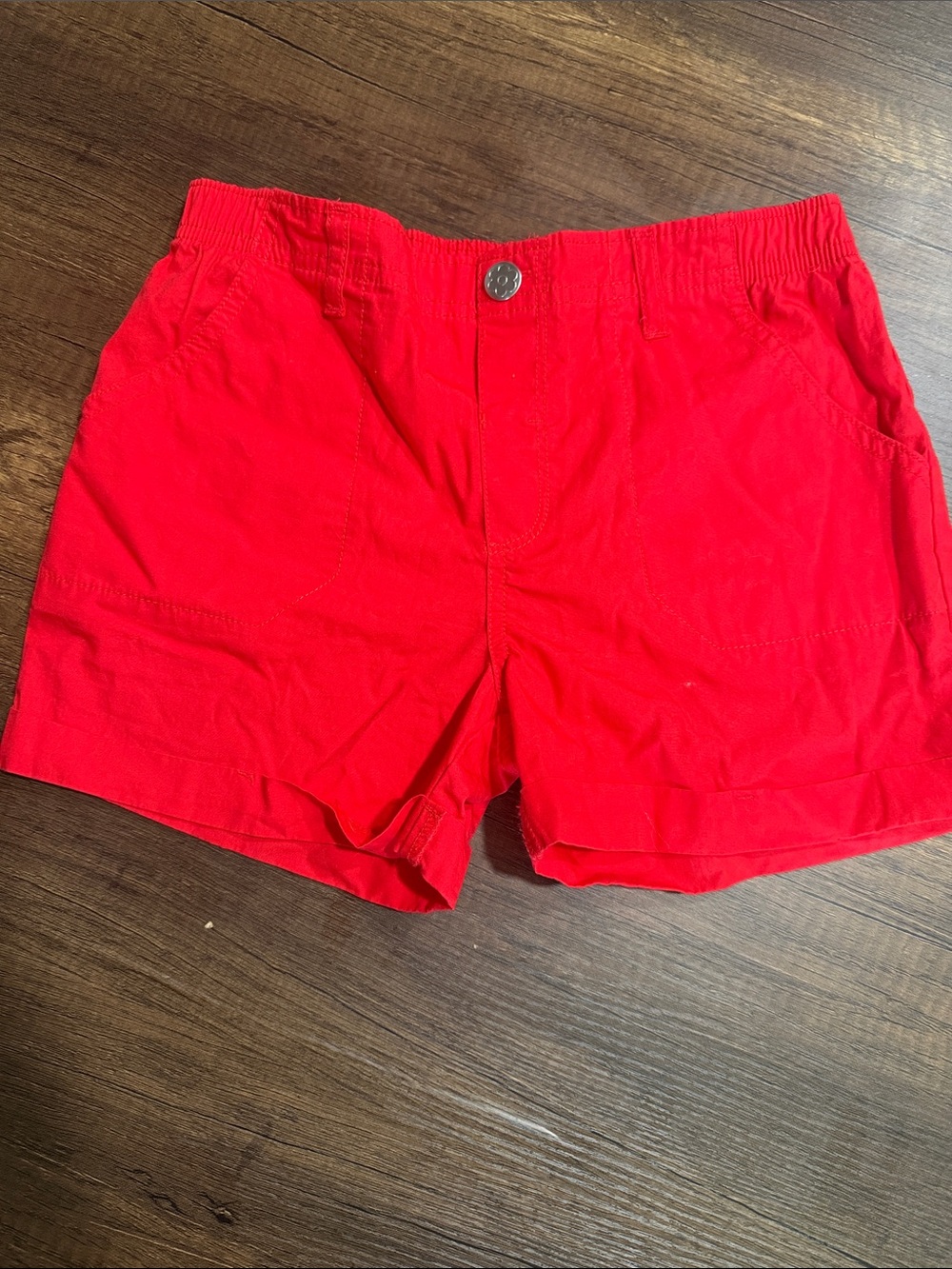 365 Kids from Garanimals Shorts Niรฑa Rojo Talla 8โ 100% Algodรณn Casual
